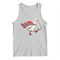 Norway Soccer Goose Tank Top Norwegian Flag Patriotic Football Fan Graphic