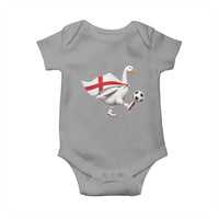 England Soccer Goose Baby Onesie Patriotic Football Fan Graphic England Flag