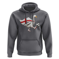 England Soccer Goose Hoodie Patriotic Football Fan Graphic England Flag