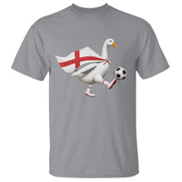 England Soccer Goose T Shirt Patriotic Football Fan Graphic England Flag