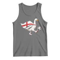 England Soccer Goose Tank Top Patriotic Football Fan Graphic England Flag