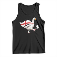 England Soccer Goose Tank Top Patriotic Football Fan Graphic England Flag