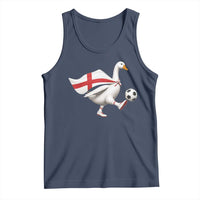 England Soccer Goose Tank Top Patriotic Football Fan Graphic England Flag