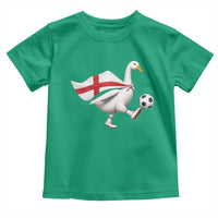 England Soccer Goose Toddler T Shirt Patriotic Football Fan Graphic England Flag