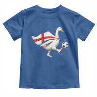 England Soccer Goose Toddler T Shirt Patriotic Football Fan Graphic England Flag