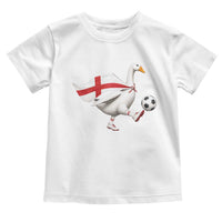 England Soccer Goose Toddler T Shirt Patriotic Football Fan Graphic England Flag