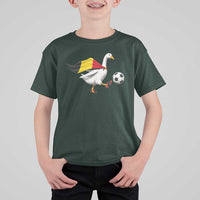 Belgium Soccer Goose T Shirt For Kid Belgian Flag Patriotic Football Fan Graphic