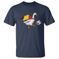 Belgium Soccer Goose T Shirt Belgian Flag Patriotic Football Fan Graphic