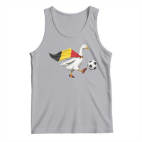 Belgium Soccer Goose Tank Top Belgian Flag Patriotic Football Fan Graphic