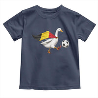 Belgium Soccer Goose Toddler T Shirt Belgian Flag Patriotic Football Fan Graphic