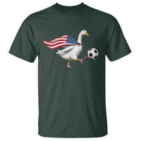 USA Soccer Goose T Shirt American Flag Patriotic Football Fan Graphic
