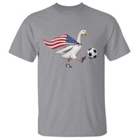 USA Soccer Goose T Shirt American Flag Patriotic Football Fan Graphic