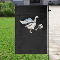 Argentina Soccer Goose Garden Flag Argentine Flag Patriotic Football Fan Graphic