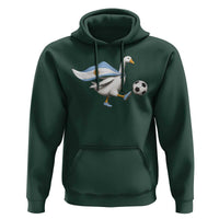 Argentina Soccer Goose Hoodie Argentine Flag Patriotic Football Fan Graphic