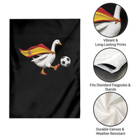 Spain Soccer Goose Garden Flag Spanish Flag Patriotic Football Fan Graphic