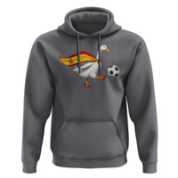 Spain Soccer Goose Hoodie Spanish Flag Patriotic Football Fan Graphic