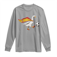 Spain Soccer Goose Long Sleeve Shirt Spanish Flag Patriotic Football Fan Graphic