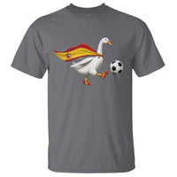 Spain Soccer Goose T Shirt Spanish Flag Patriotic Football Fan Graphic