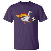 Spain Soccer Goose T Shirt Spanish Flag Patriotic Football Fan Graphic
