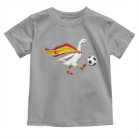 Spain Soccer Goose Toddler T Shirt Spanish Flag Patriotic Football Fan Graphic