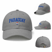 Paraguay Patriotic Flag Baseball Cap Soccer Fan Vintage Varsity Sports National Pride Graphic
