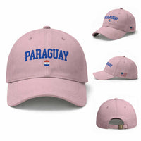 Paraguay Patriotic Flag Baseball Cap Soccer Fan Vintage Varsity Sports National Pride Graphic
