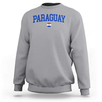 Paraguay Patriotic Flag Sweatshirt Soccer Fan Vintage Varsity Sports National Pride Graphic