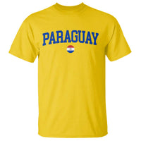 Paraguay Patriotic Flag T Shirt Soccer Fan Vintage Varsity Sports National Pride Graphic