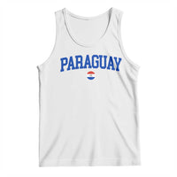 Paraguay Patriotic Flag Tank Top Soccer Fan Vintage Varsity Sports National Pride Graphic