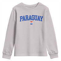 Paraguay Patriotic Flag Youth Sweatshirt Soccer Fan Vintage Varsity Sports National Pride Graphic