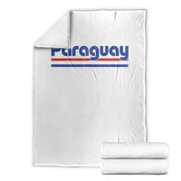 Vintage Paraguay Flag Throw Blanket Retro Stripe Patriotic Paraguayan Pride Graphic