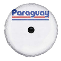 Vintage Paraguay Flag Spare Tire Cover Retro Stripe Patriotic Paraguayan Pride Graphic