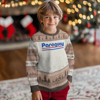 Vintage Paraguay Flag Ugly Christmas Sweater Retro Stripe Patriotic Paraguayan Pride Graphic