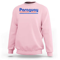 Vintage Paraguay Flag Sweatshirt Retro Stripe Patriotic Paraguayan Pride Graphic