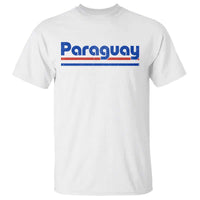 Vintage Paraguay Flag T Shirt Retro Stripe Patriotic Paraguayan Pride Graphic
