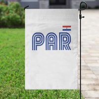 Vintage Paraguay Garden Flag Retro Typography Patriotic Paraguayan Pride Flag Graphic
