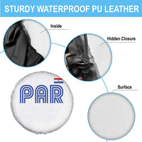Vintage Paraguay Spare Tire Cover Retro Typography Patriotic Paraguayan Pride Flag Graphic