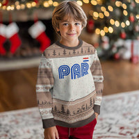 Vintage Paraguay Ugly Christmas Sweater Retro Typography Patriotic Paraguayan Pride Flag Graphic