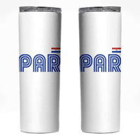 Vintage Paraguay Skinny Tumbler Retro Typography Patriotic Paraguayan Pride Flag Graphic
