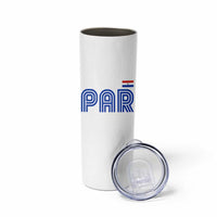 Vintage Paraguay Skinny Tumbler Retro Typography Patriotic Paraguayan Pride Flag Graphic