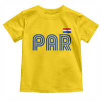 Vintage Paraguay Toddler T Shirt Retro Typography Patriotic Paraguayan Pride Flag Graphic
