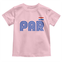 Vintage Paraguay Toddler T Shirt Retro Typography Patriotic Paraguayan Pride Flag Graphic