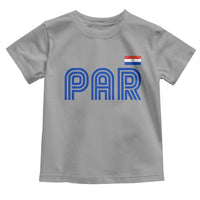 Vintage Paraguay Toddler T Shirt Retro Typography Patriotic Paraguayan Pride Flag Graphic