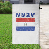 Vintage Paraguay Flag Distressed Paraguayan Pride Patriotic Soccer Fan Graphic Garden Flag