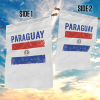 Vintage Paraguay Flag Distressed Paraguayan Pride Patriotic Soccer Fan Graphic Garden Flag