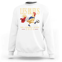 Les Bleus 2026 France Soccer Sweatshirt Rooster Wearing French Flag Patriotic Football Fan Graphic