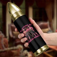 In October We Wear Pink Bullet Tumbler Breast Cancer Awareness Month Cowgirl Pink Ribbon - Wonder Print Shop