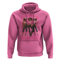In October We Wear Pink Hoodie Breast Cancer Awareness Month Cowgirl Pink Ribbon - Wonder Print Shop