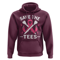 Breast Cancer Awareness Pink Ribbon Golf Hoodie Funny Save The Tees - Wonder Print Shop