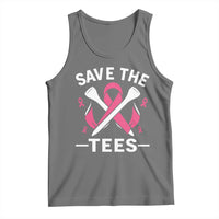Breast Cancer Awareness Pink Ribbon Golf Tank Top Funny Save The Tees - Wonder Print Shop